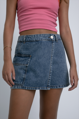 Short Falda Cargo